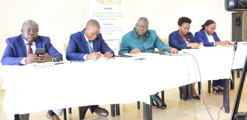 The GS NCS accompanied by AGS-A/T, the Legal and Licensing Officers during the Press Release